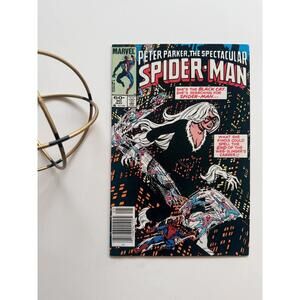 Spectacular Spider-Man #90 (1984) Early black costume - Comic Book | Black Cat